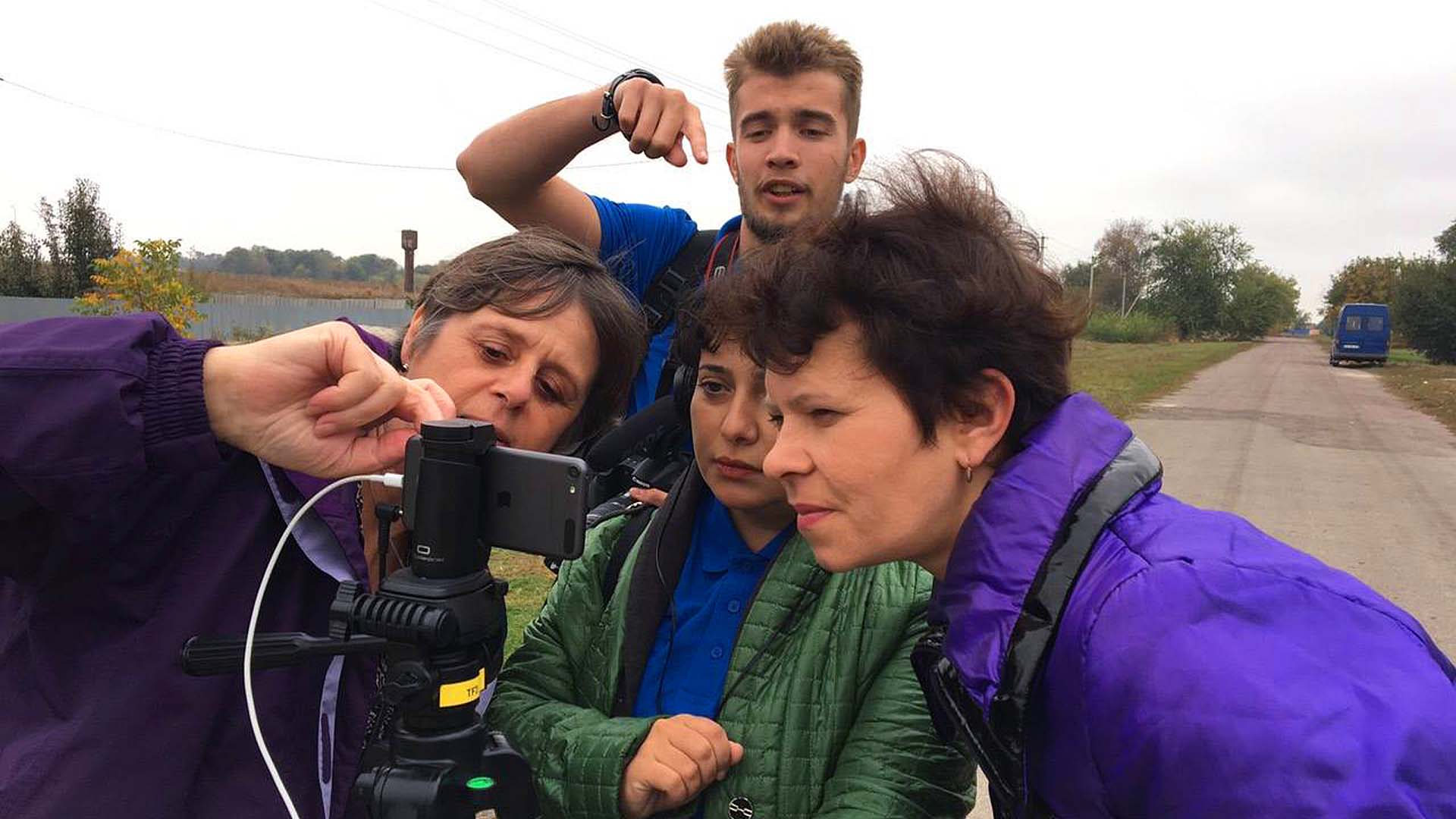 For the first time in the Regional Voices programme, journalists were introduced to mobile journalism where they were taught to film broadcast quality material using their smartphones